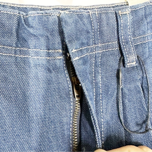 NEW Free People We The Free Equinox Trouser Ritual Blue Wide Leg Denim 26 - Picture 8 of 13